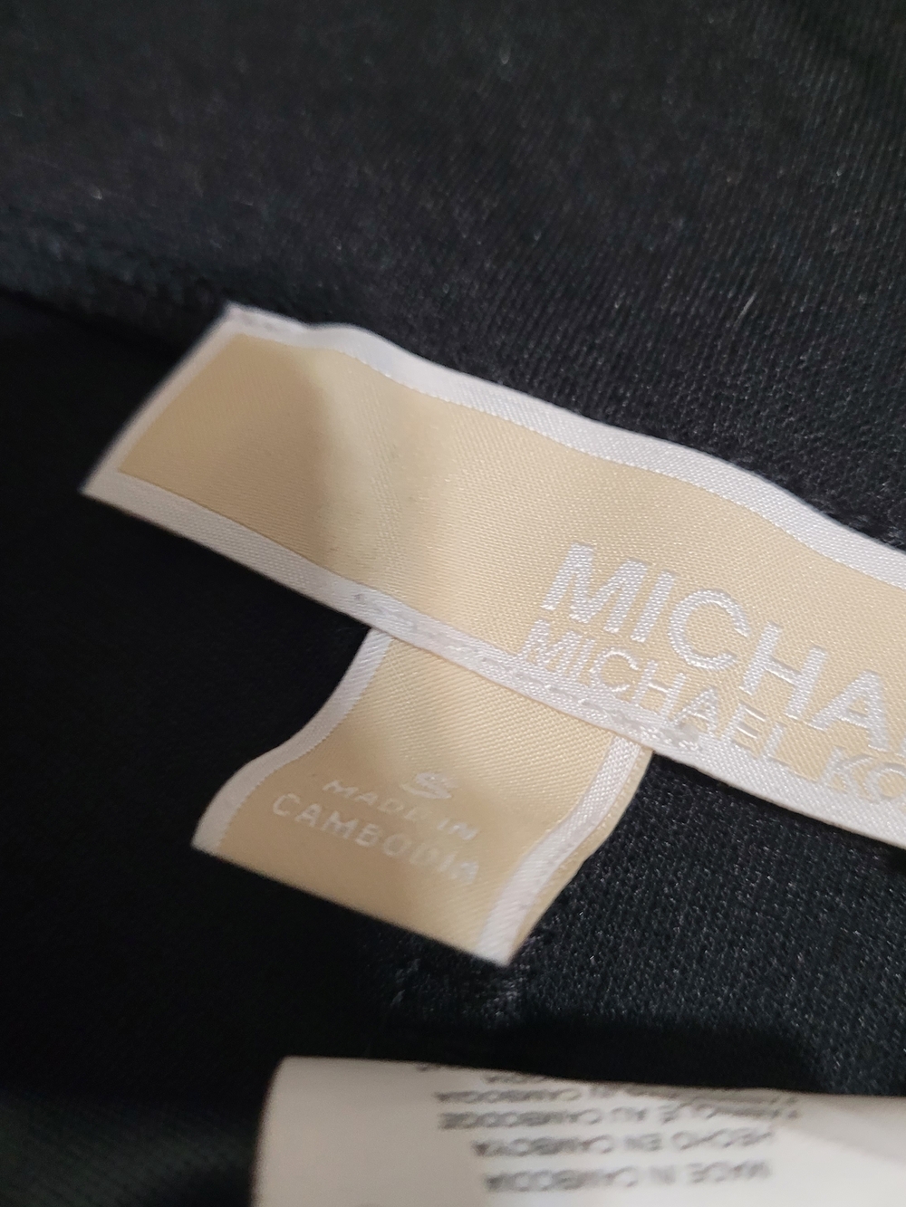 Michael Kors Women Black Faux Leather Pants S - Picture 3 of 4